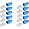 Network plug kit, RJ45, 8 pole, 8P8C, Cat 5e/Cat 6, crimp connection, cable assembly, BS72057-B-10, package with 10 pieces