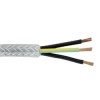 Kabel sterowniczy SY 3 rdzeniowy , Ekranowany, izolacja Polichlorek winylu PVC, D 9.9mm , 50m