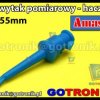 Chwytak pomiarowy haczyk L=55mm niebieski