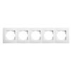 Panasonic LINNERA S Ramka 5-krotna biały połysk 91480005