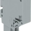 2-wire female connector, spring-clamp connection, 0.14-1.5 mm², 2 pole, 13.5 A, 6 kV, gray, 2020-202
