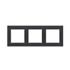 SIMON10 czarny CR3/49 Ramka 3-krotna KONTAKT