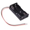 AA x 2 Open Battery Holder with 2-Pin Plug