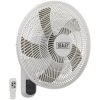 Sealey SWF16WR Wall Fan 3-Speed 16" with Remote Control 230V