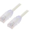 UTP28X0.5M Patch cord TX6A-28™,U/UTP 6a drut Cu LSZH biały 0,5m 28AWG