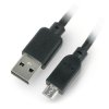 Przewód microUSB B - A 2.0 Hi-Speed Goobay czarny - 1m