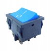 6A 250V 6-pin DPDT ON-ON Rocker Switch KCD1, Blue