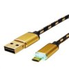 Roline Gold Led Kabel Usb 2.0, Usb A St - Micro Usb B St, Odwracalny, Qc2.0,...