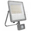 Naświetlacz LED NOCTIS MAX z czujnikiem ruchu 50W 5000lm CCT 3000-4000-6000K IP44 szary SPECTRUM LED