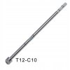 T12-C10 grot do lutownic z kolbą T12 ścięty 10mm