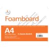 Cathedral Products FBBKA45 Foamboard Black 5mm A4 (210 x 297mm) 5pk