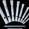 518.0900 10-piece tubular socket wrench set, 6x7-20x22 mm