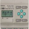 ZEN-10C1AR-A-V2 przekaźnik programowalny, 6 wejść 100-240VAC, 4 wyjścia przekaźnikowe, wyświetlacz LCD, zas. 100-240VAC, OMRON,
