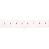 Oznacznik do złączek szynowych 8mm /1-10/ biały ZB 8, 1-10 1052015:0001 /10szt./