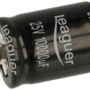 Kondensator; elektrolityczny; SNAP-IN; 10000uF; 25V; LHS; LHS1E103M2230; 20%; fi 22x30mm; 10mm; przewlekany (THT); luzem; -40...