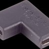 BS13-40005 USB 3.1 adapter, C socket > C socket, 90° angle L/R