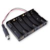 Battery basket 6x AA ARDUINO DC connector