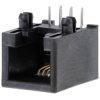 Molex 955012661 Cat 3 Mod Jack Right-angle Black Low Profile Tray