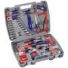 kwb 370730 Tool box 65-piece Handy portable case with versatile tools