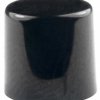Cap, round, Ø 8 mm, (H) 7.6 mm, black, for pushbutton switch, AT443A