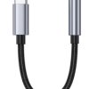 ADAPTER PRZEJŚCIÓWKA WTYK USB-C NA GNIAZDO JACK 3,5 AUDIO 14cm (ZLUSB-USBC2AUDIO)