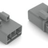 Plug, 3 pole, push-in, 1.5 mm², gray, 890-253/062-000