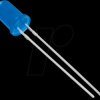 151051BS04000 LED, 5 mm, wired, blue, 300 mcd, 40°