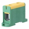 Listwa zaciskowa 1-torowa Al/Cu 35-150mm2 na szynę TH35 żółto-zielony FJ-E150/D HEDO