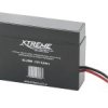 XTR0.8-12 Akumulator żelowy firmy XTREME 12V 0.8Ah wymiary: 96.5x25x62.3mm; masa: 0.38