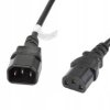 Kabel Zasilania (Przedłużacz) 3m Czarny Wn-12