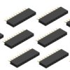Opencircuit Female header 10 pin - 2.54mm - 10 pcs