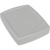 ABS handheld enclosure, (L x W x H) 184.4 x 144.15 x 38.35 mm, light gray (RAL 7035), IP67, BYB-3-90H0039