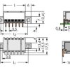 WAGO 2091-1428/205-000 Obudowa męska na PCB 100 szt.