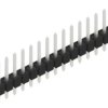 Pin header, 15 pole, pitch 2.54 mm, straight, black, 10048187