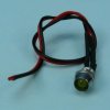 12V DC 5mm YELLOW MET.KONTROLKA LED