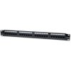 Panel Krosowy PatchPanel 1U Rack 19 UTP 24x RJ45 Cat5e