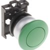 Łeb przycisku, Ø 38 mm, IP69K, kolor: Zielony Z pamięcią położenia, Eaton, RMQ Titan M22 22 mm