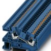 Installation terminal block, push-in connection, 0.2-6.0 mm², 2 pole, 32 A, 6 kV, blue, 3213971
