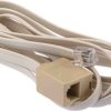 Rozszerzenie RJ RJ11 żeńskie, RJ11 męskie Cat3 porty: Przedłużacz RS PRO