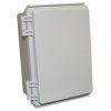 CamdenBoss CHDX8-224 X8 Series Hinged Polycarb Solid Lid 185x135x100 IP66/67