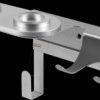 PM-HDY-11 Wall bracket for hairdryer, silver