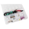 Whadda WSEDU20 science kit beginner's soldering set, build two LED gadgets