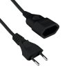 Przedłużacz Płaski 5m , DPM, 1 Gniazdo, 230V, Przewód 2x0,75 Czarny
