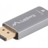 AD-DP-HD-01 Adapter DisplayPort wtyk,HDMI gniazdo aluminium srebrny