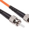 Kabel światłowodowy, średnica: 62.5/125μm, OM1 Wielomodowy, Pomarańczowy, ST / ST