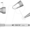 C245747 Lötspitze C245, Rundform, C245747/Ø 0,6 mm, abgeschrägt