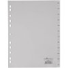 Durable 650710 Index A4 Dec-Jan Polypropylene Grey 12 Dividers Embossed Tabs
