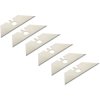 Toolcraft TO-4983444 5-Piece Trapezium Blades 60mm With Hole