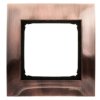 Simon 54 Premium Ramka pojedyncza metalowa miedź rustykalna DR1/36
