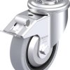 Blickle 851521 LKR-POEV 125XR-FI-SG-FA Rolka obrotowa z blachy stalowej Średnica koła: 125 mm Maksymalne obciążenie: 250